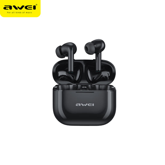 Awei T1 Pro True Wireless Earbuds - IPX6 Waterproof, 36H Playtime, 10mm Drivers, Touch Control