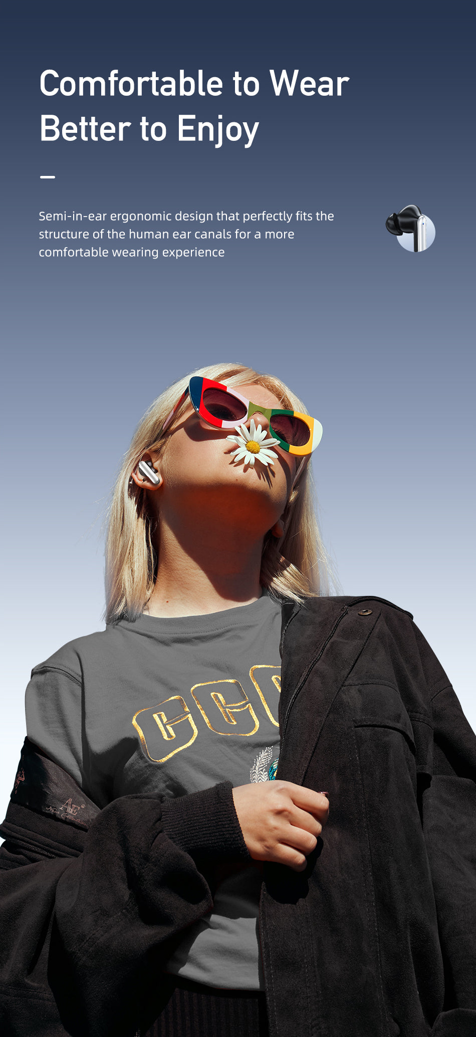 Awei T50 Sport True Wireless Earbuds - IPX6 Waterproof, 48H Playtime, ENC Calls, Low-Latency Gaming