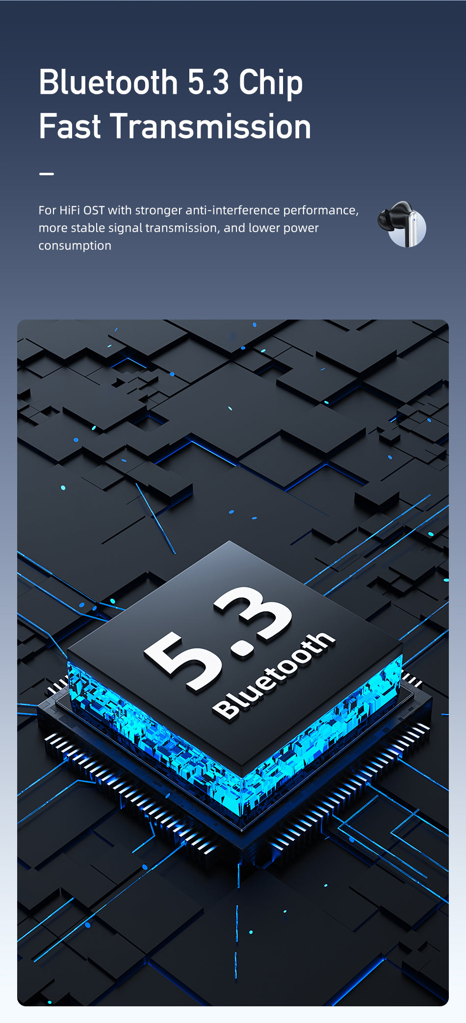 Awei T50 Sport True Wireless Earbuds - IPX6 Waterproof, 48H Playtime, ENC Calls, Low-Latency Gaming